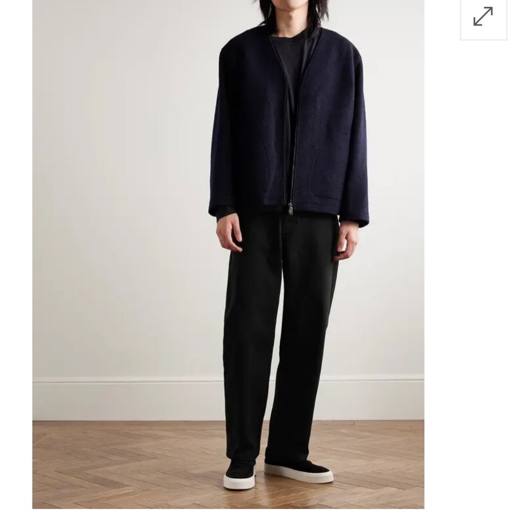 NWT Le17Septembre Homme Black Straight Leg Jeans Size 46